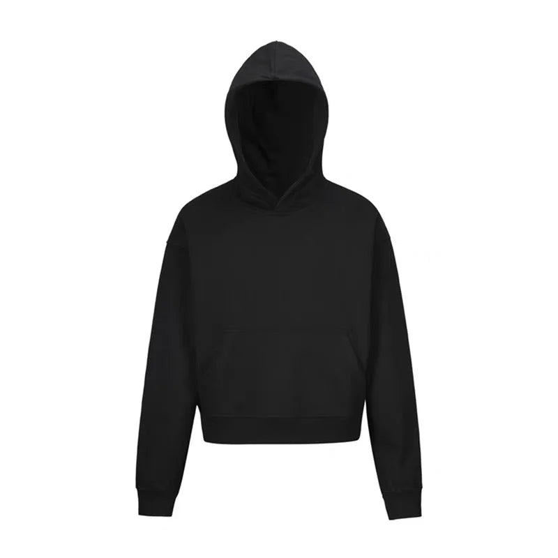 Minimal Crop Hoodie