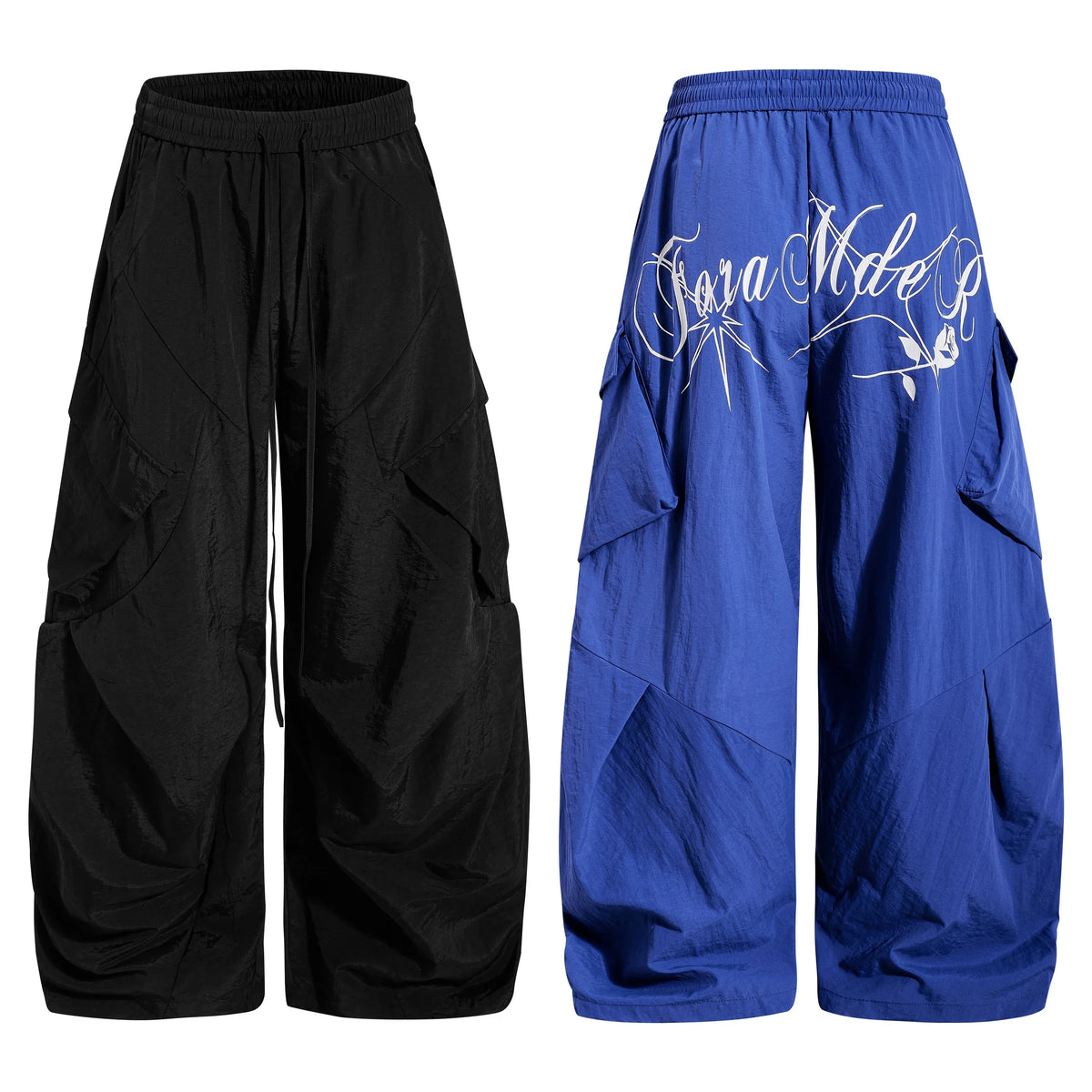 Utility Wide-Leg Cargo Pants
