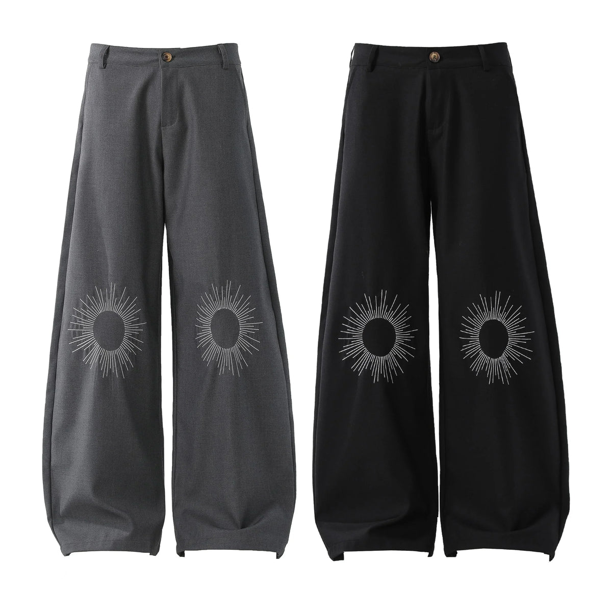 Radiant Symbol Wide-Leg Pants