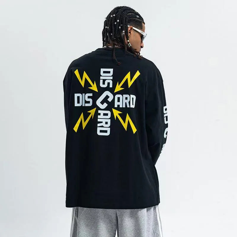 Discard Graphic Long Sleeve Tee
