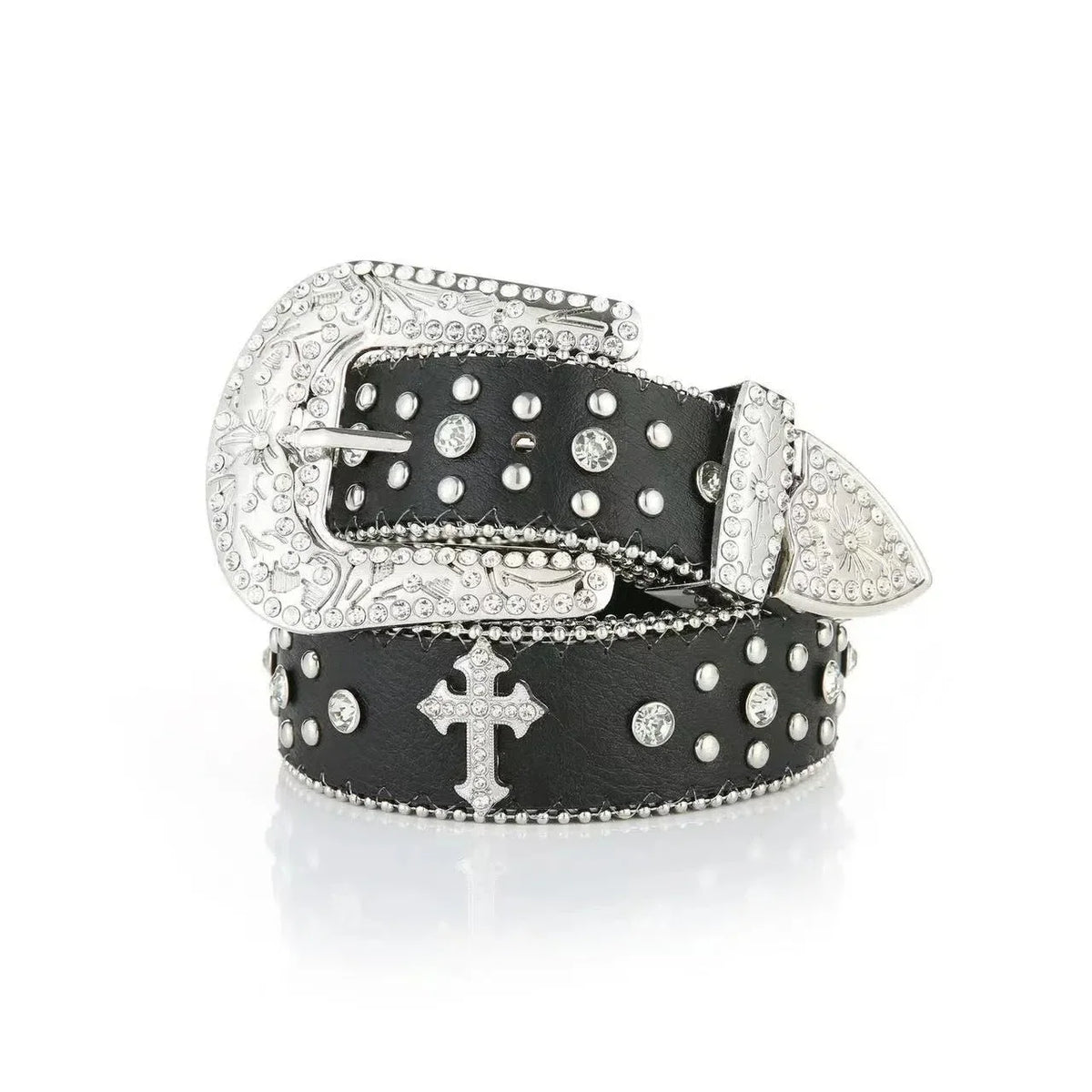 Studded Cross Belt