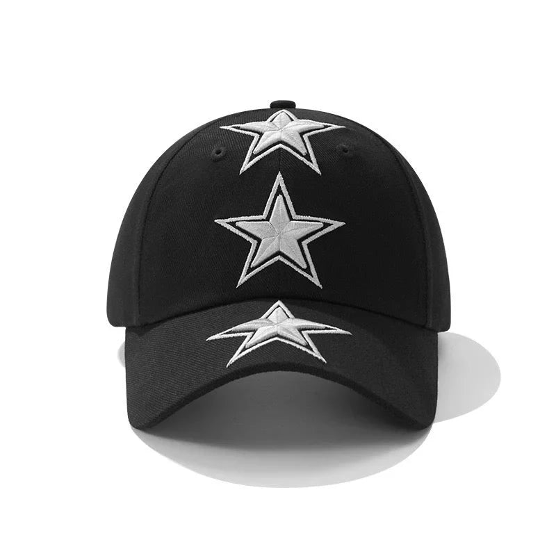 American Streetwear Star 3D Embroidered Baseball Cap