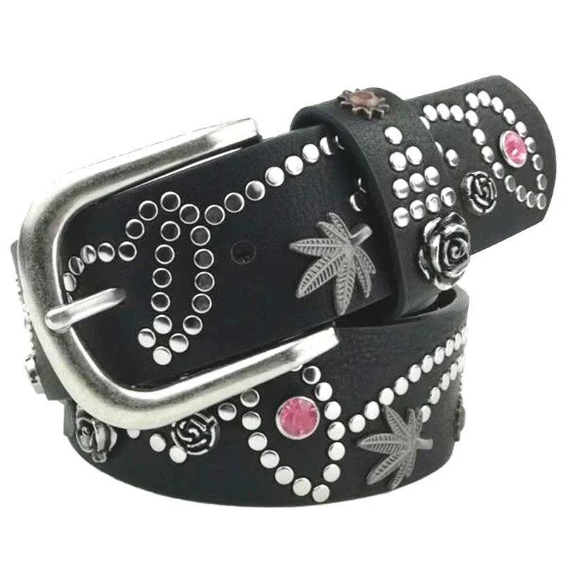 Vintage Fashion Metal Studded Belt