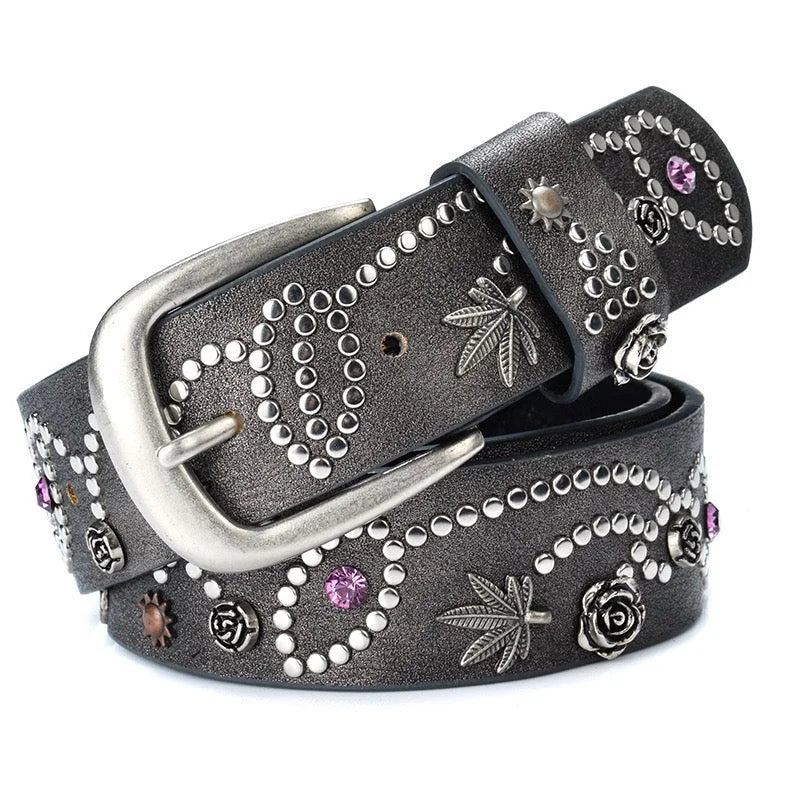 Vintage Fashion Metal Studded Belt