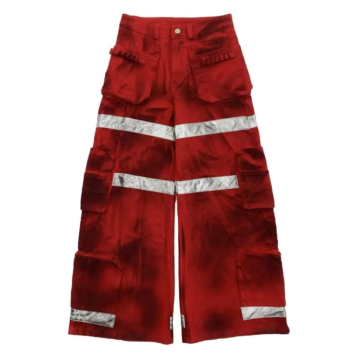 Reflective Red Cargo Pants