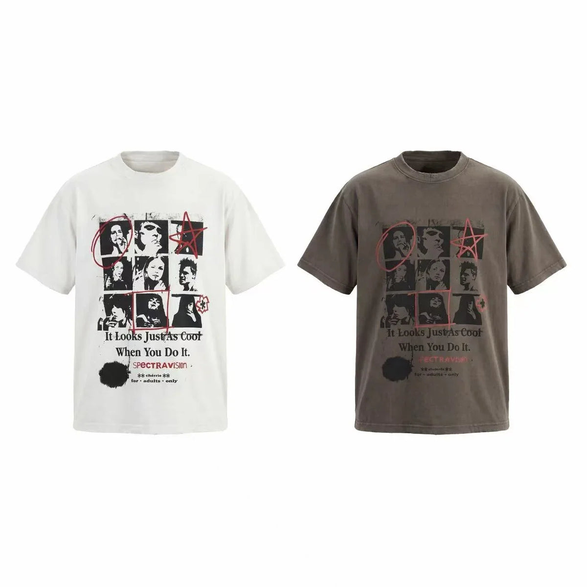 “Vintage Collage Graphic Tee”