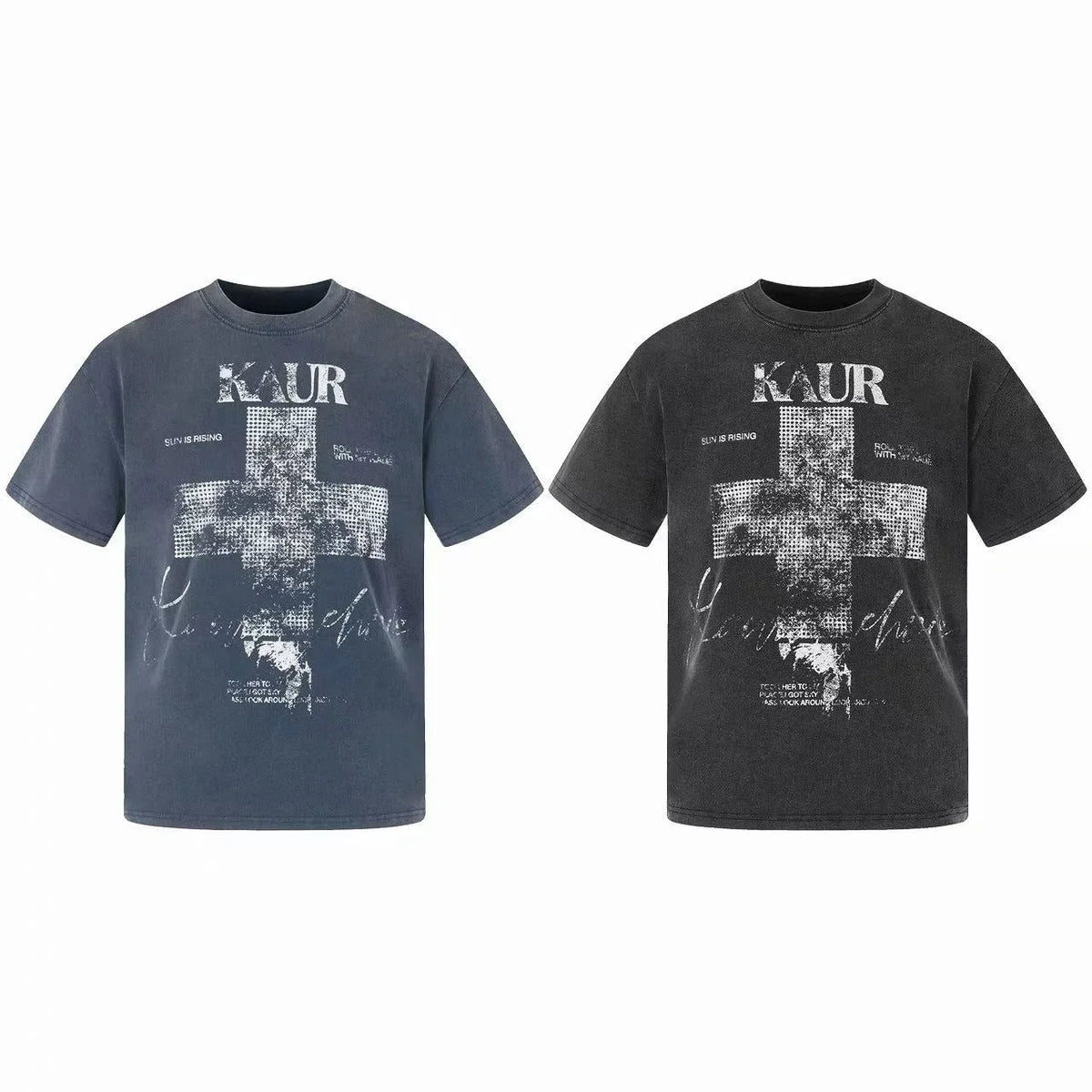 Washed Cross Graphic Tee