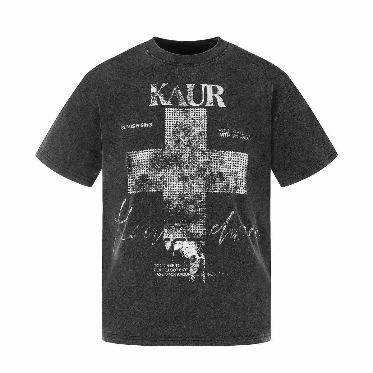 Washed Cross Graphic Tee