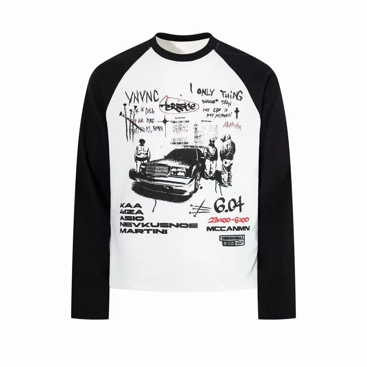Vintage Street Graphic Raglan Long Sleeve