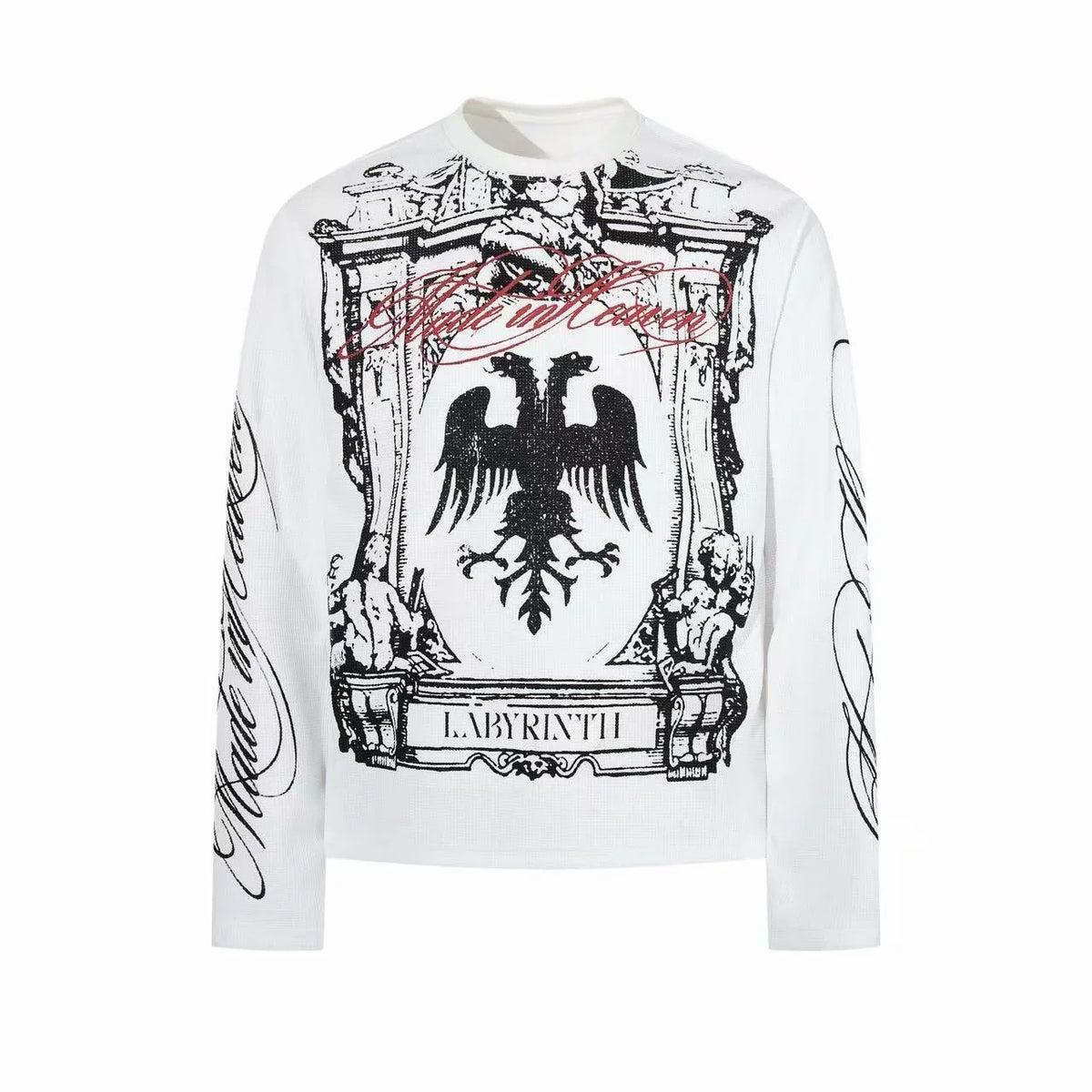 Gothic Crest Graphic Long Sleeve
