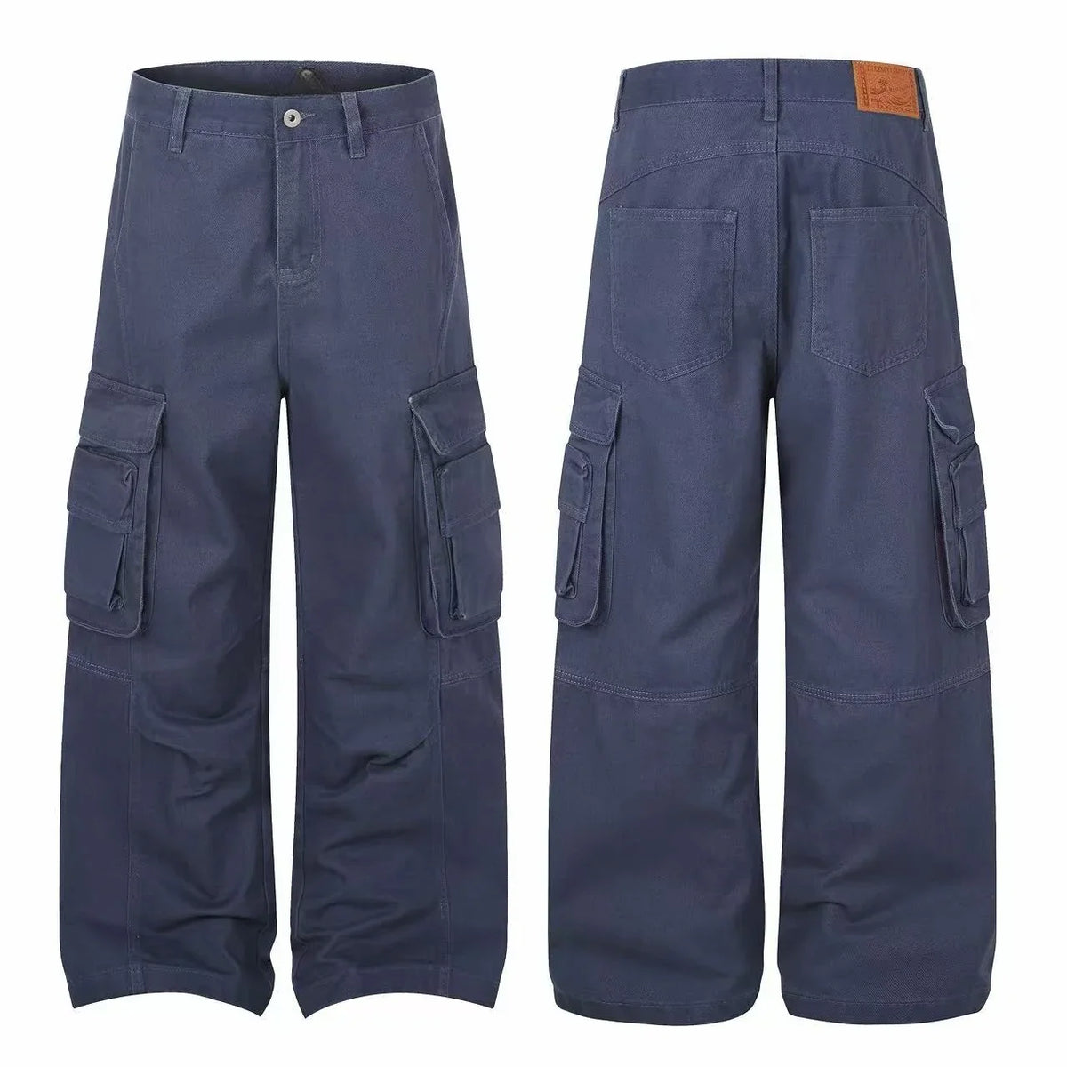 Washed Multi-Pocket Cargo Pants