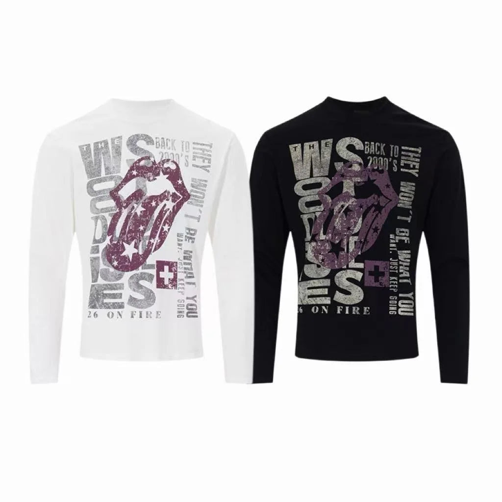 Star Tongue Graphic Long Sleeve Tee