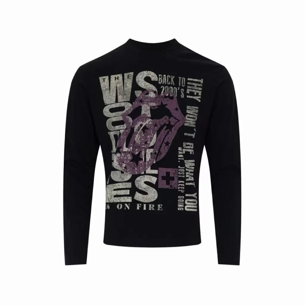 Star Tongue Graphic Long Sleeve Tee