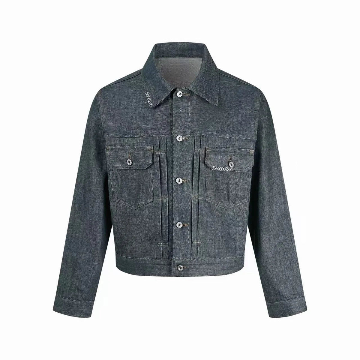 Contrast Stitch Denim Jacket
