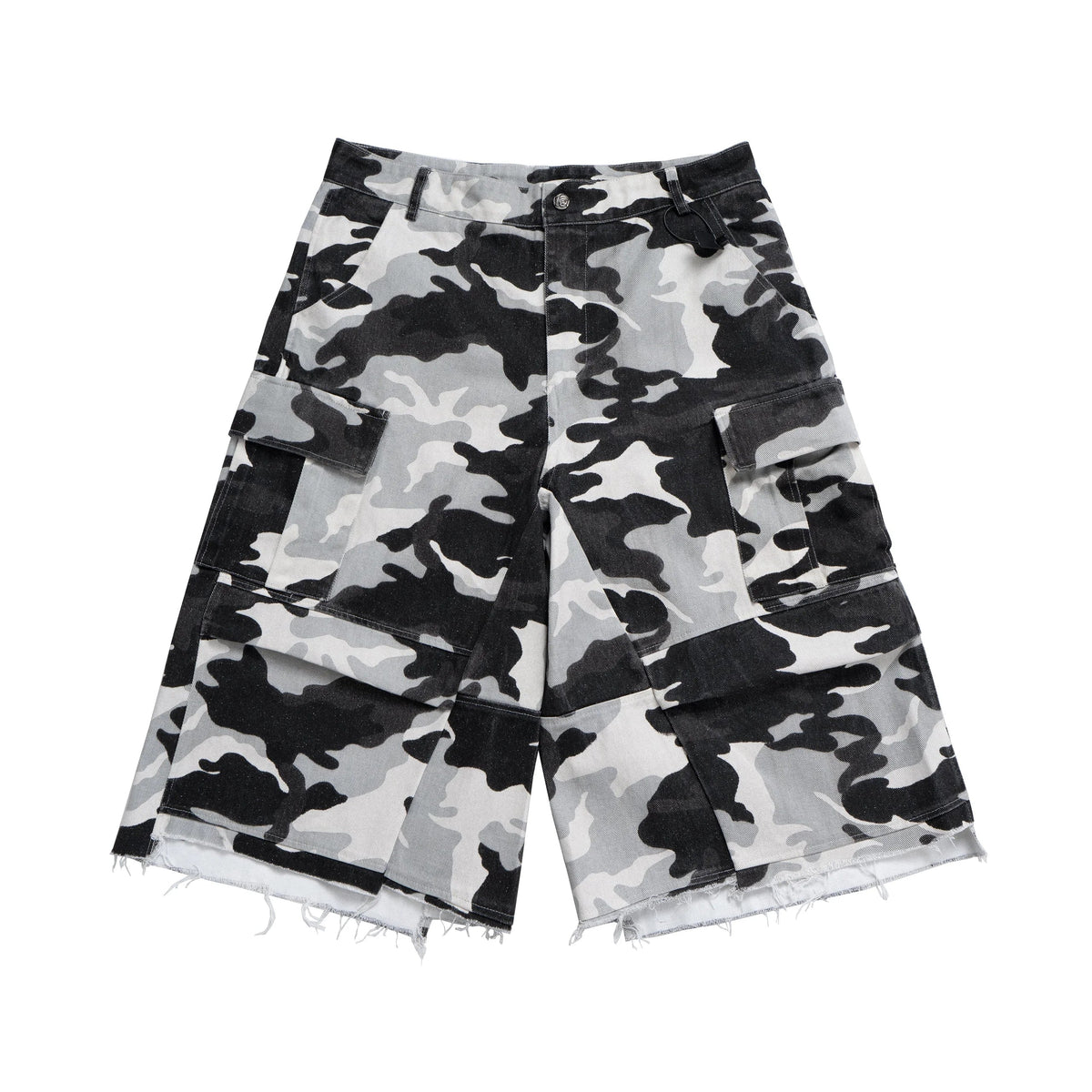 Camo Multi-Pocket Cargo Shorts
