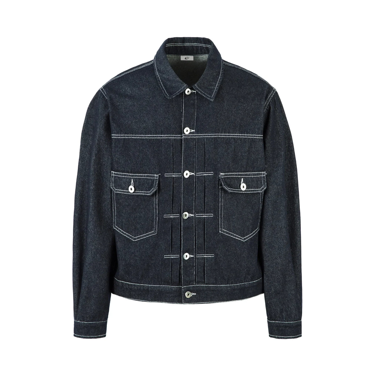 Contrast Stitch Denim Jacket