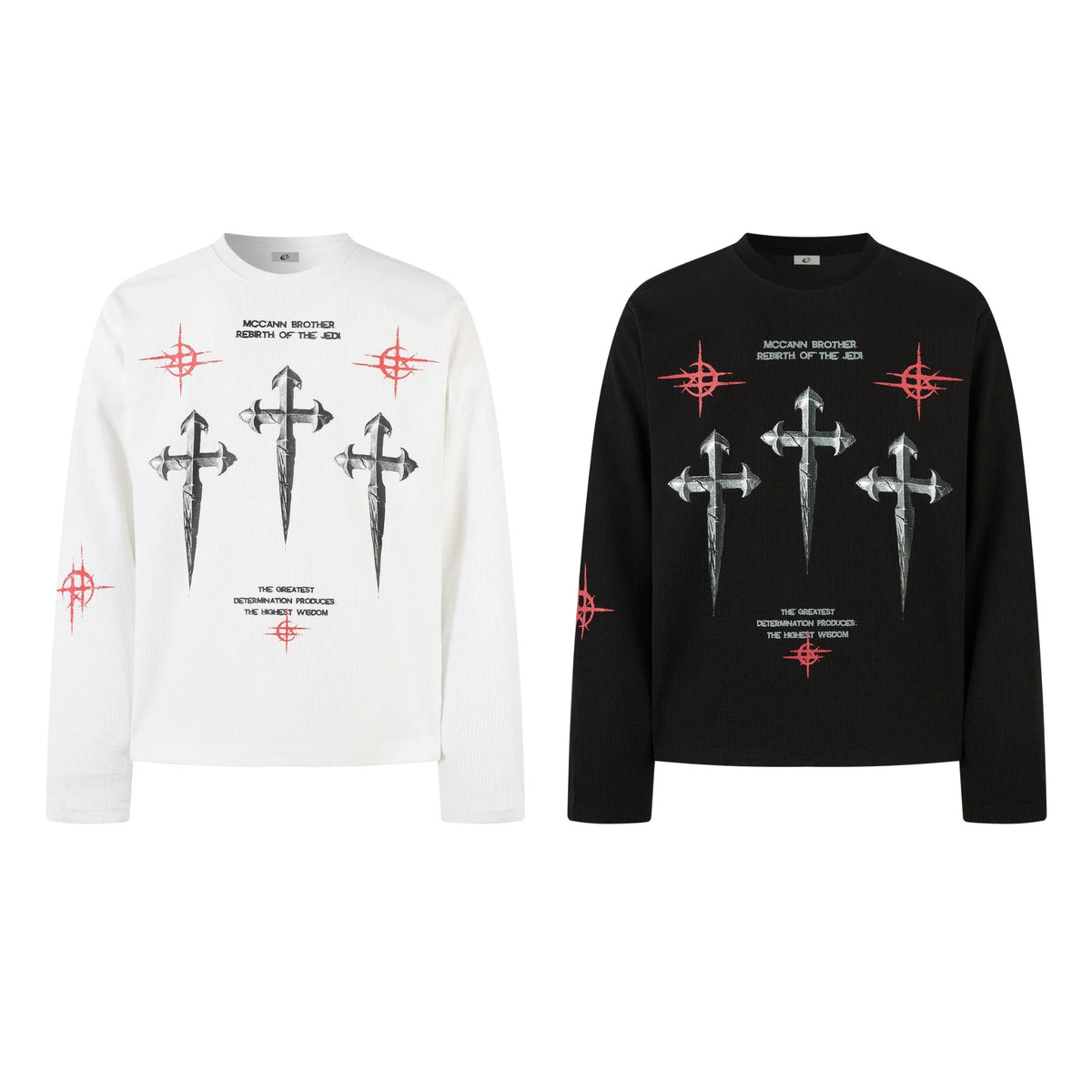 Gothic Cross Long Sleeve Tee