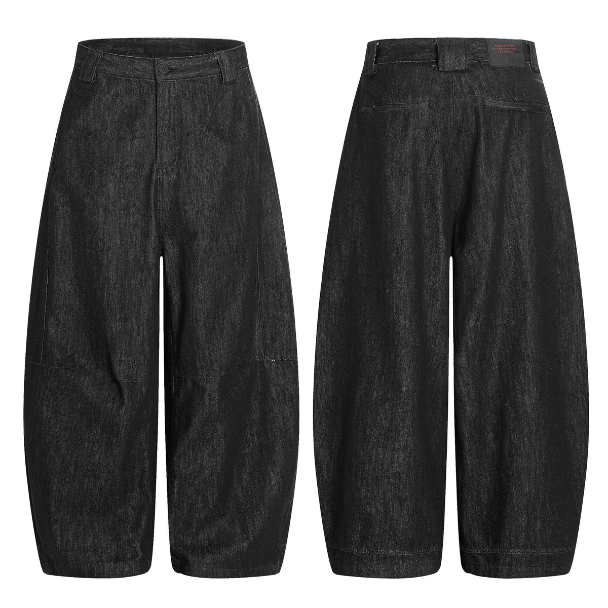 Vintage Washed Barrel Denim Pants