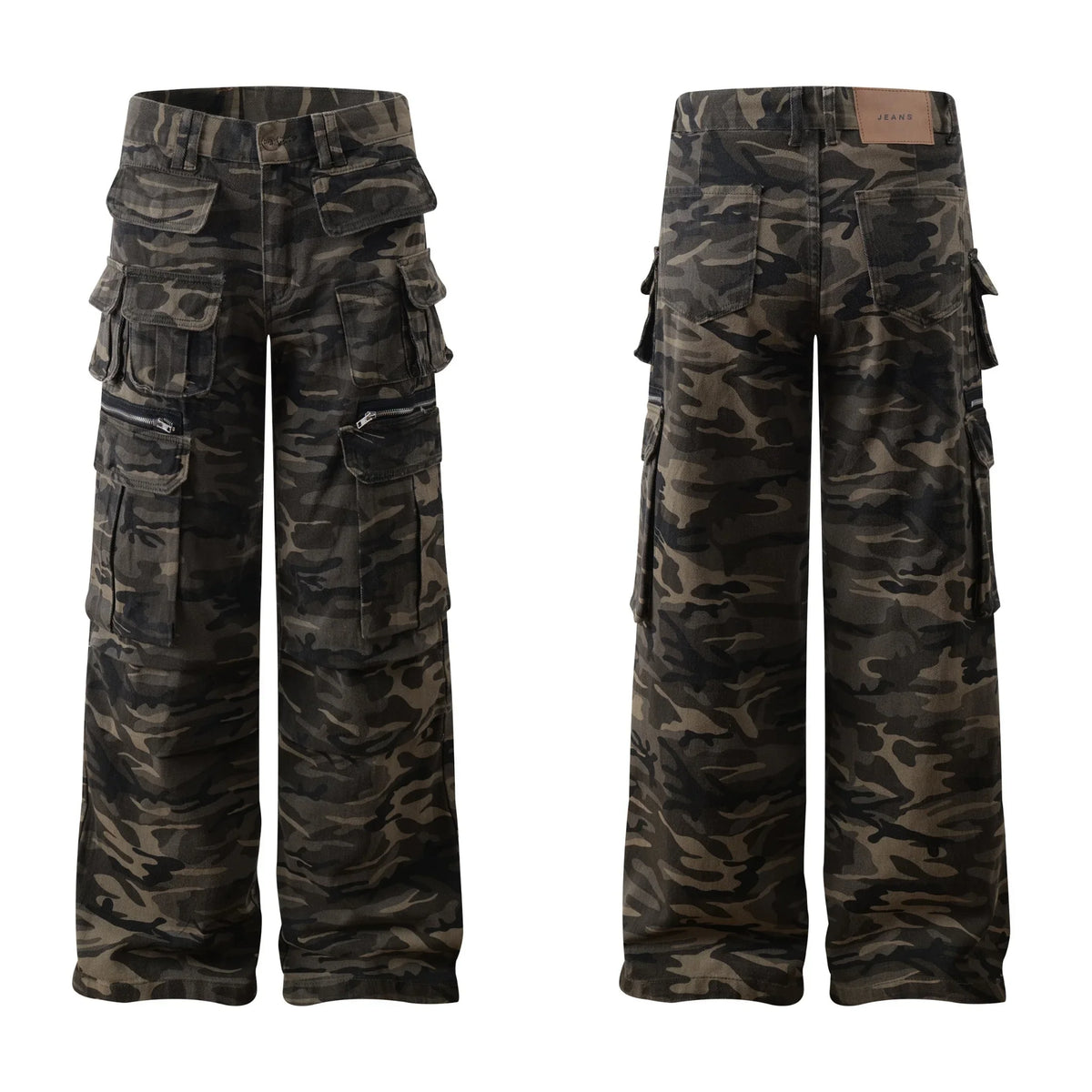 Camo Multi-Pocket Cargo Pants
