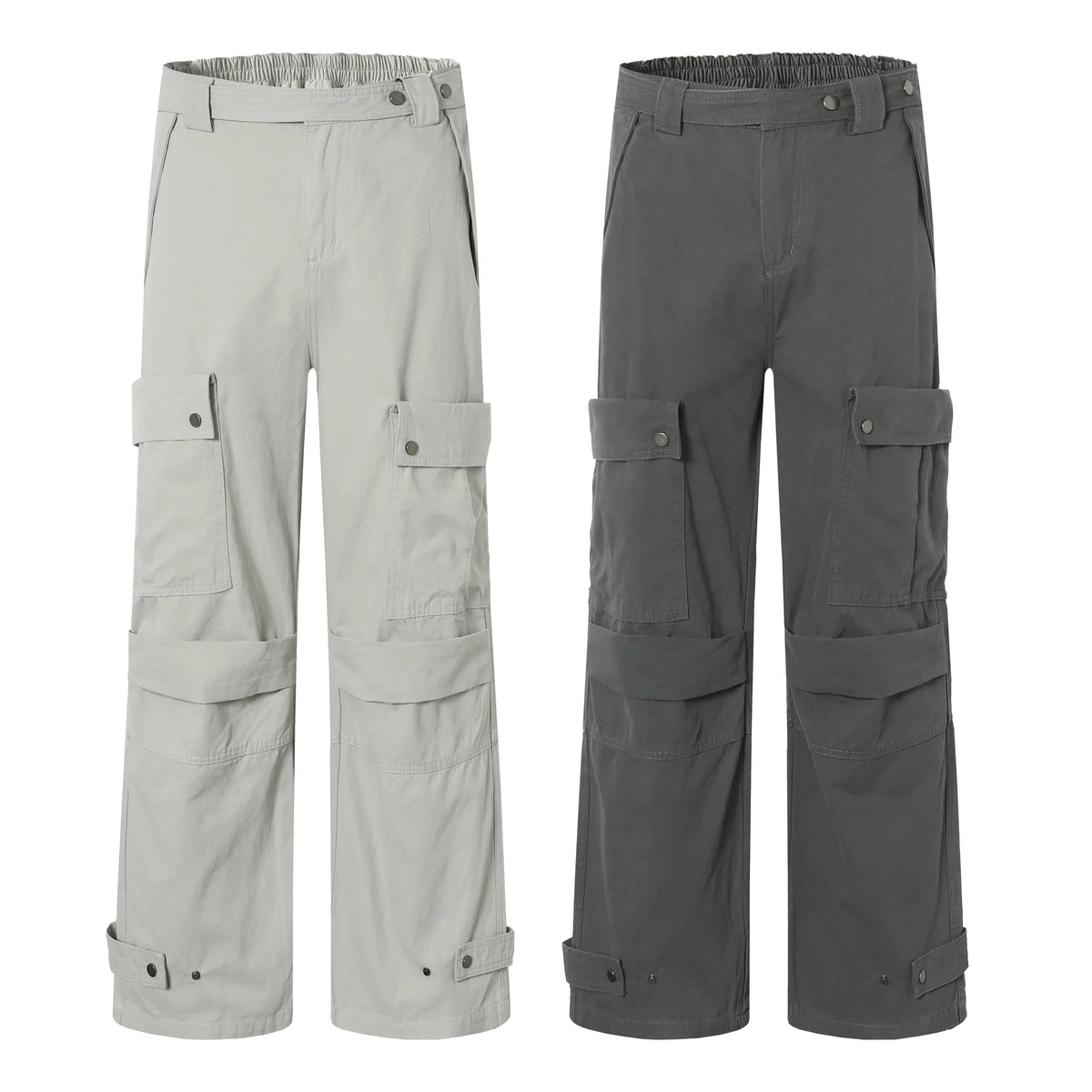 Multi-Pocket Adjustable Cargo Pants