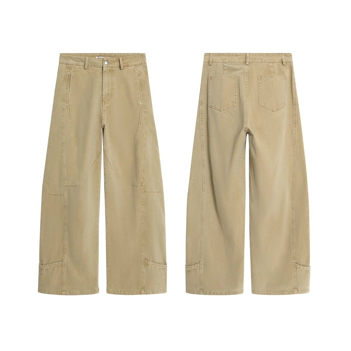 Minimal Wide-Leg Work Pants