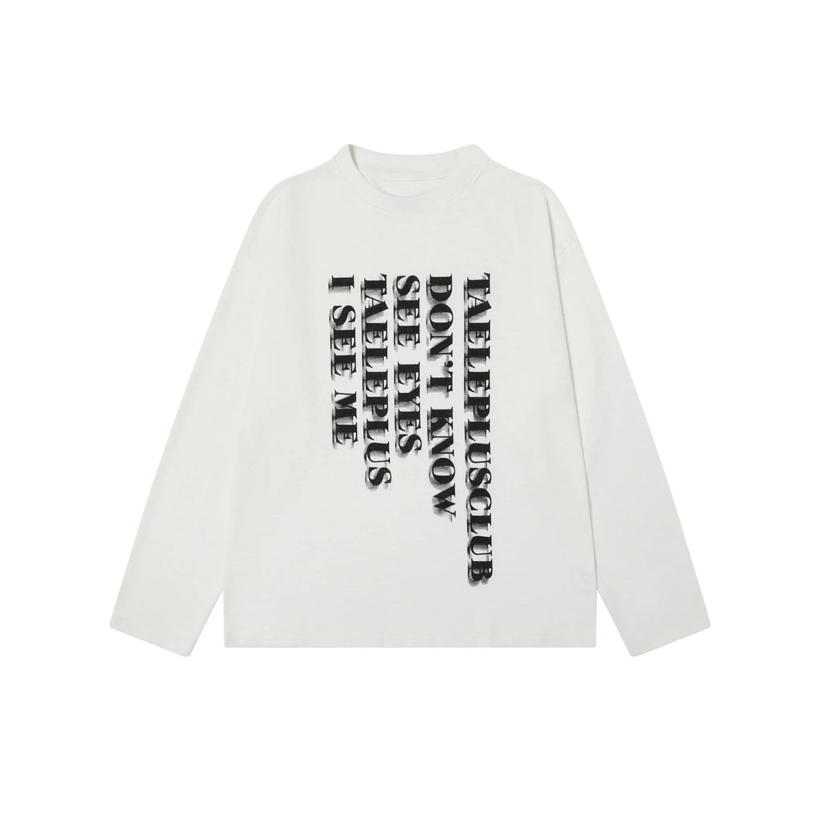 Vertical Shadow Graphic Long Sleeve Tee