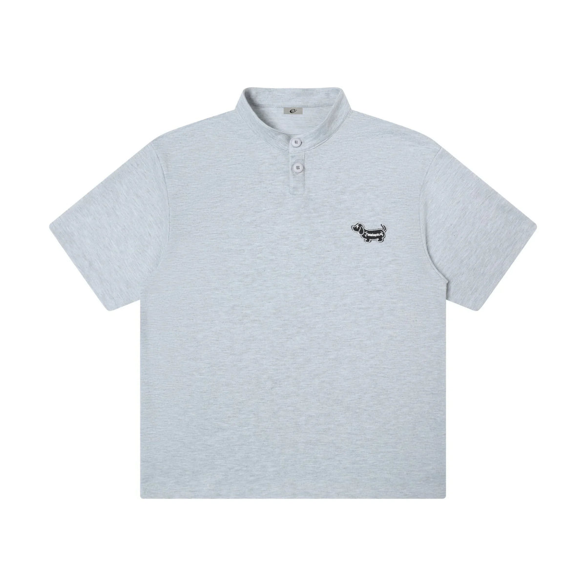 Minimal Embroidered Polo Shirt