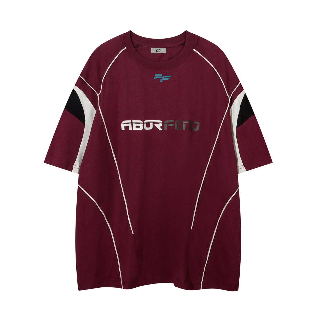 ABORFEND Paneled Jersey Tee