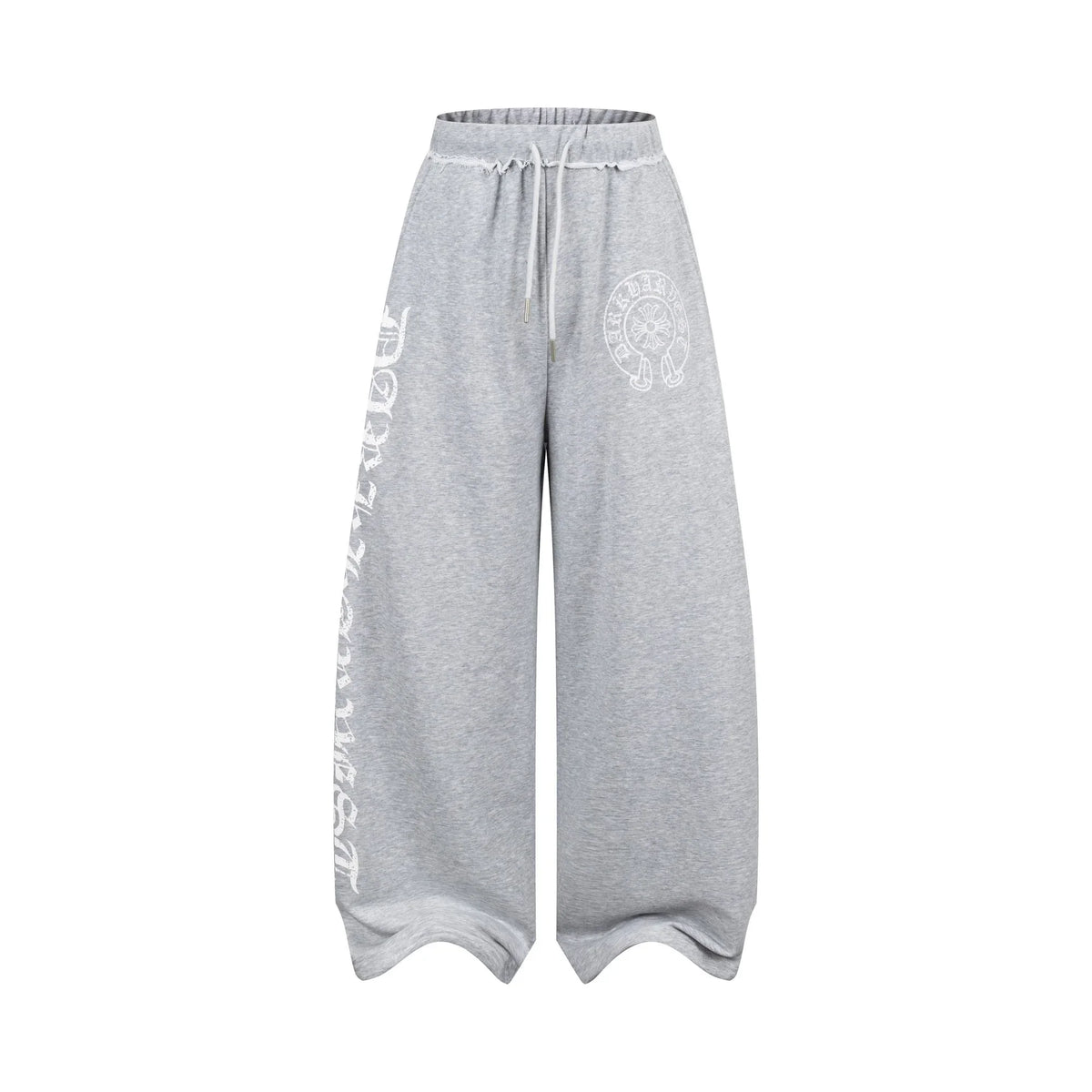 Gothic Wave-Hem Sweatpants