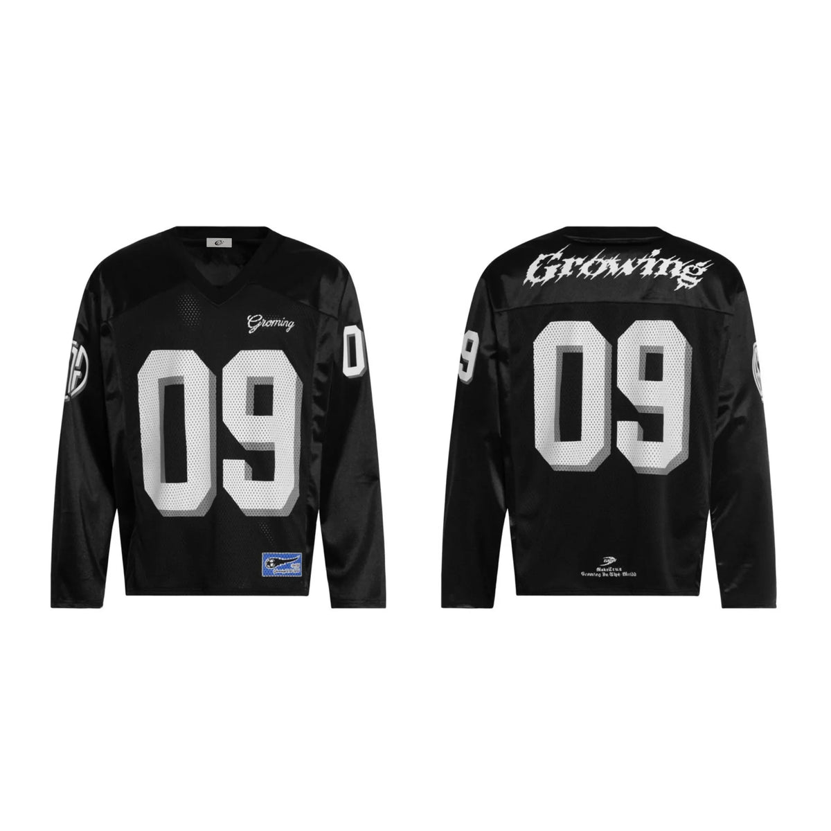 Black “09” Gothic Mesh Jersey