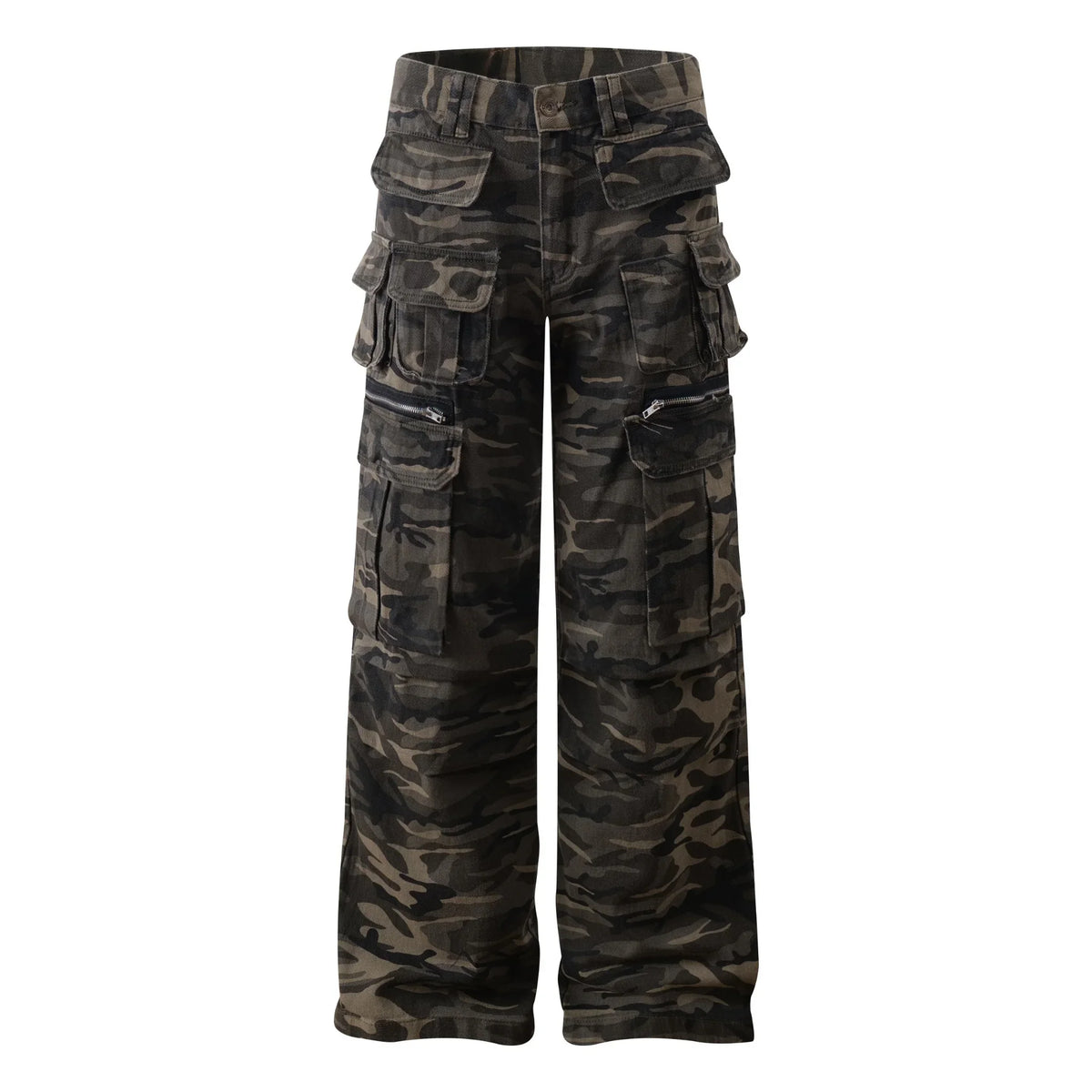Camo Multi-Pocket Cargo Pants