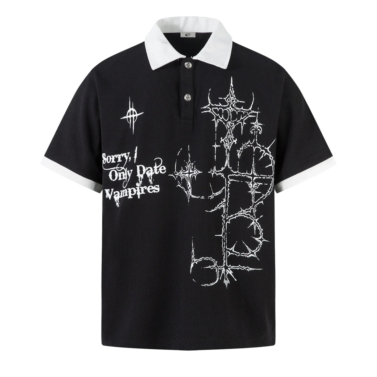 Gothic Graphic Polo Shirt