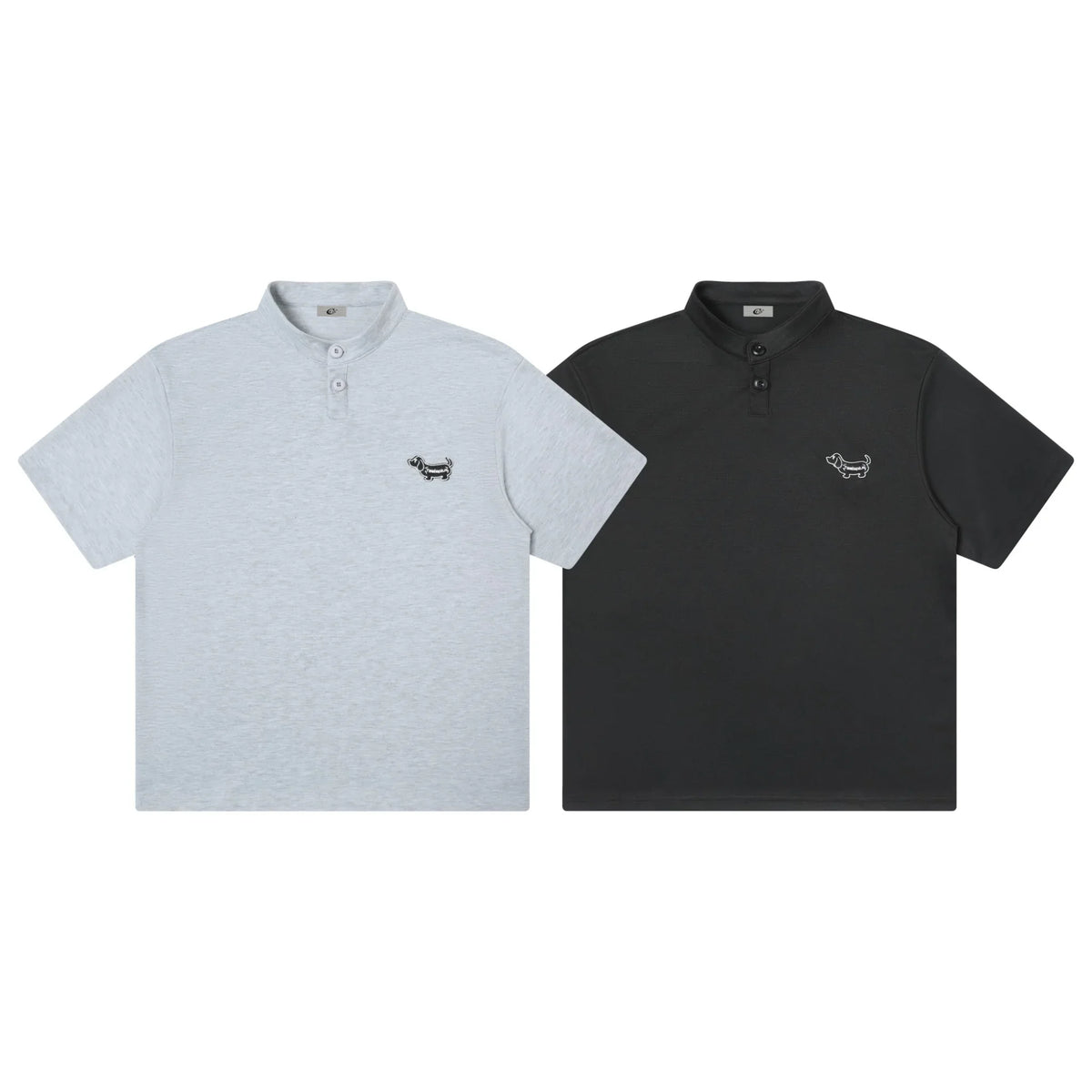 Minimal Embroidered Polo Shirt
