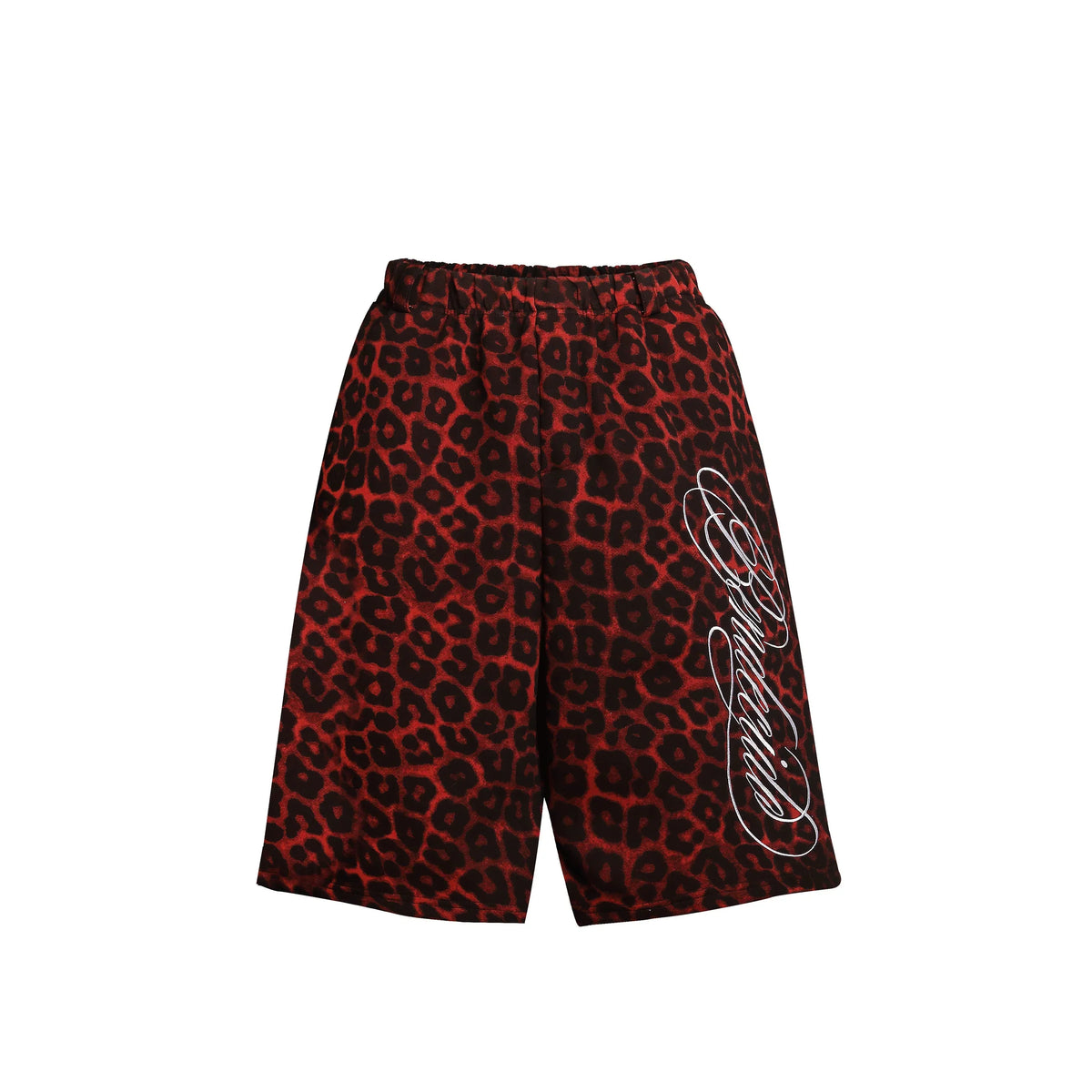 Leopard Print Loose Shorts