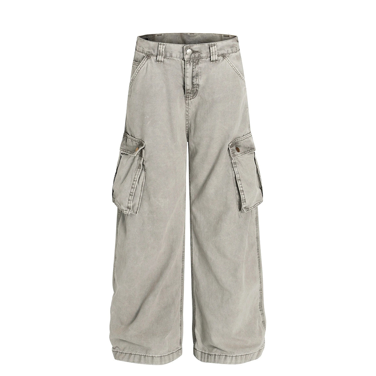 Vintage Cargo Wide-Leg Pants