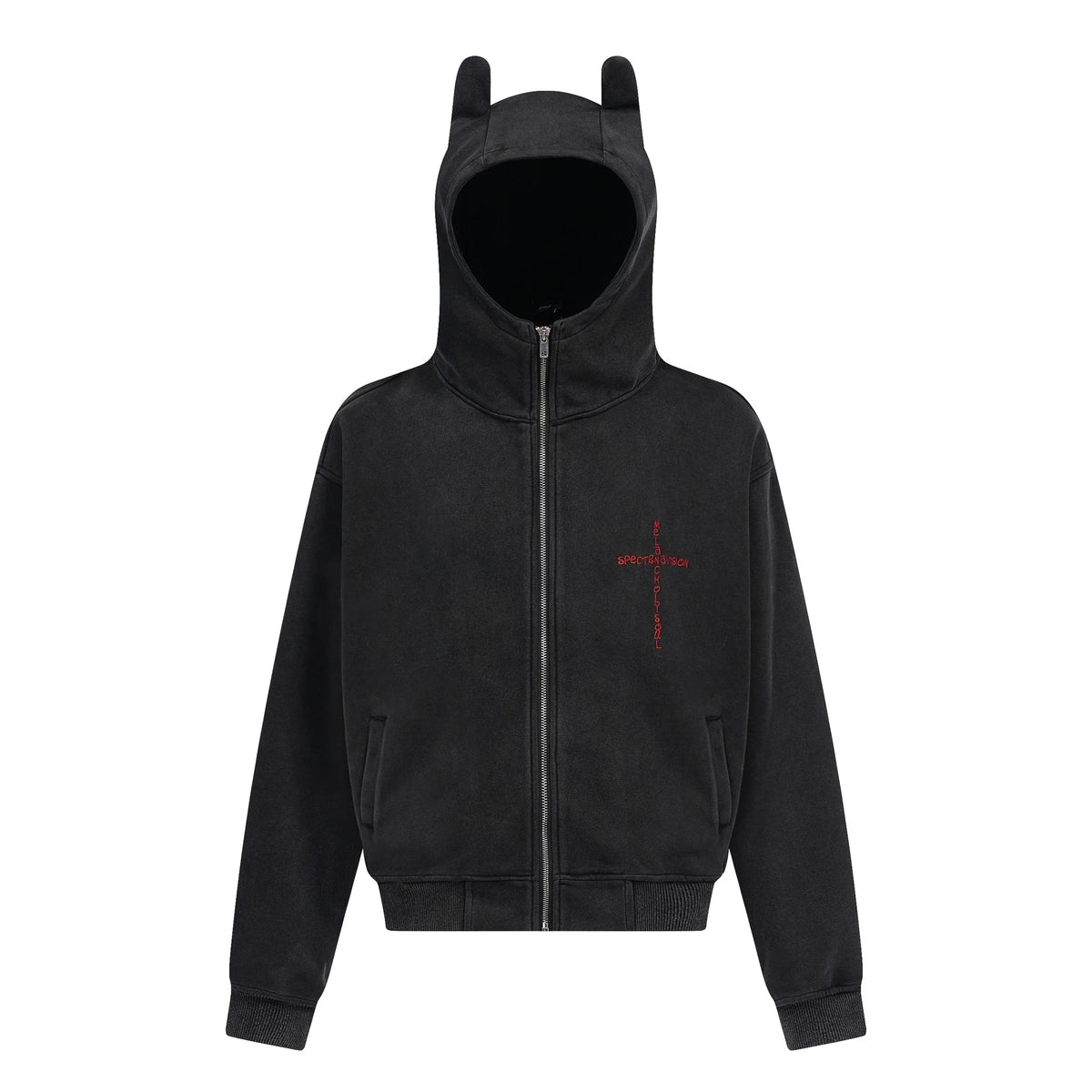 Devil-Ear Zip Hoodie