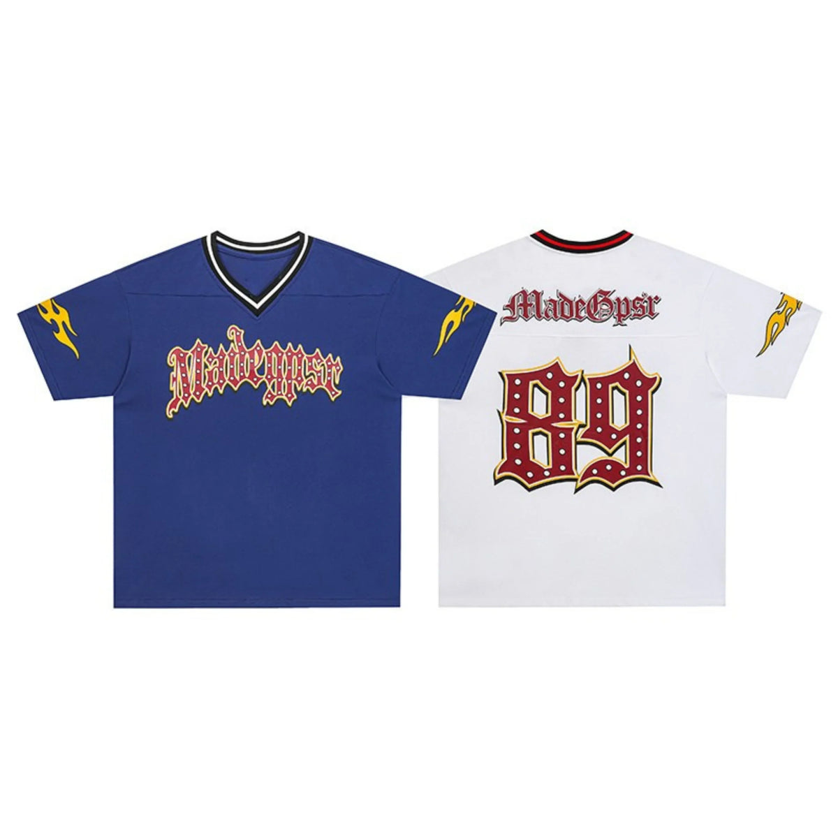 Flame Gothic Cotton Jersey