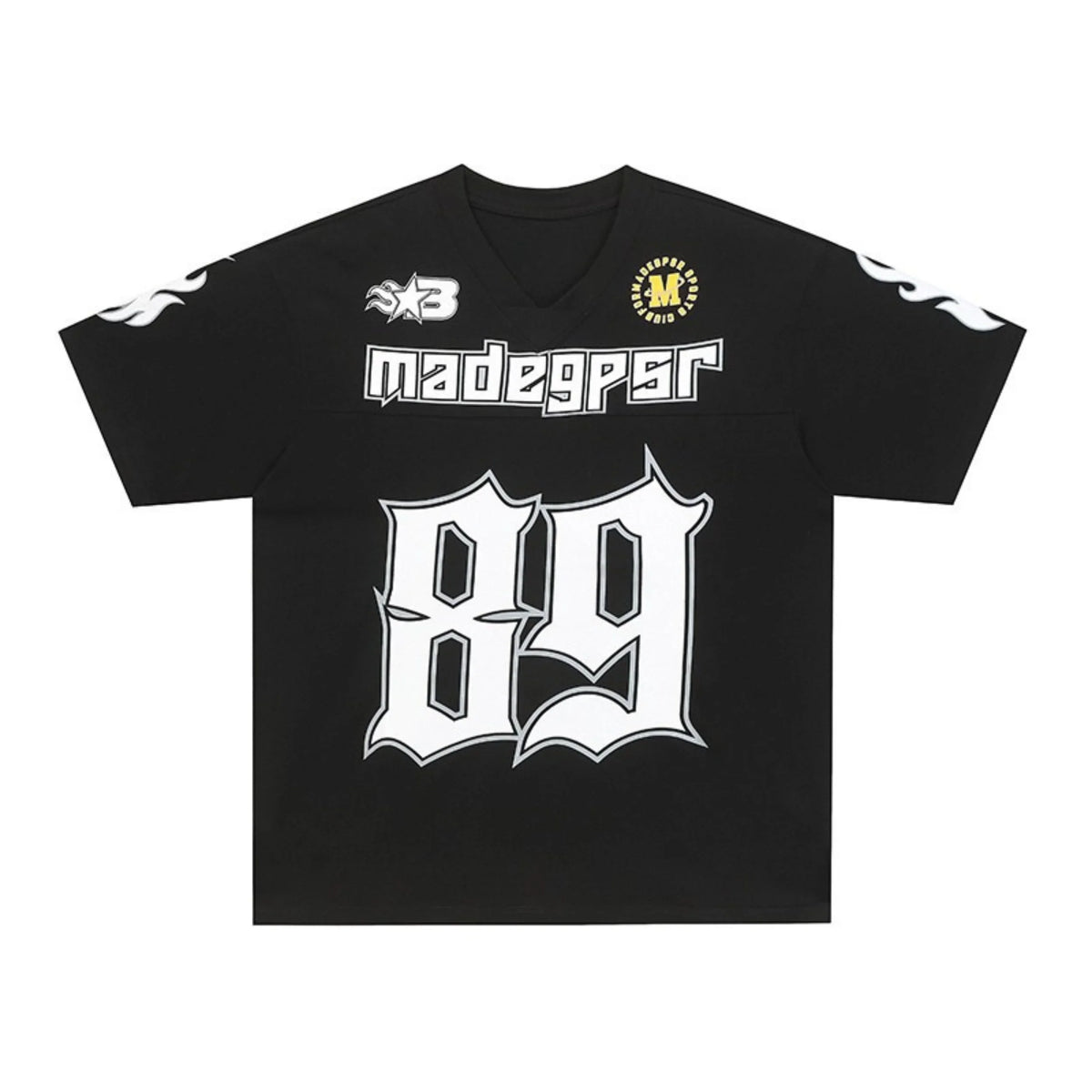 Gothic Number Cotton Jersey