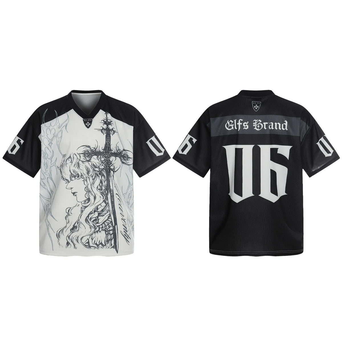 Gothic Blade Mesh Jersey