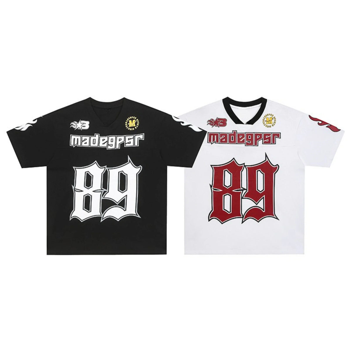 Gothic Number Cotton Jersey