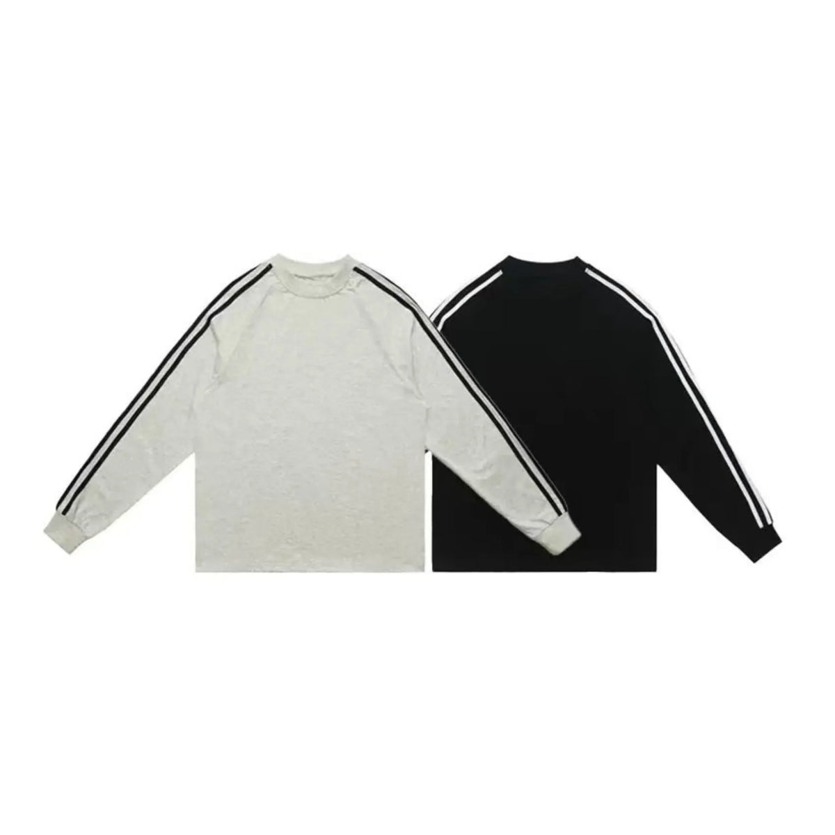 Double-Stripe Long Sleeve Tee