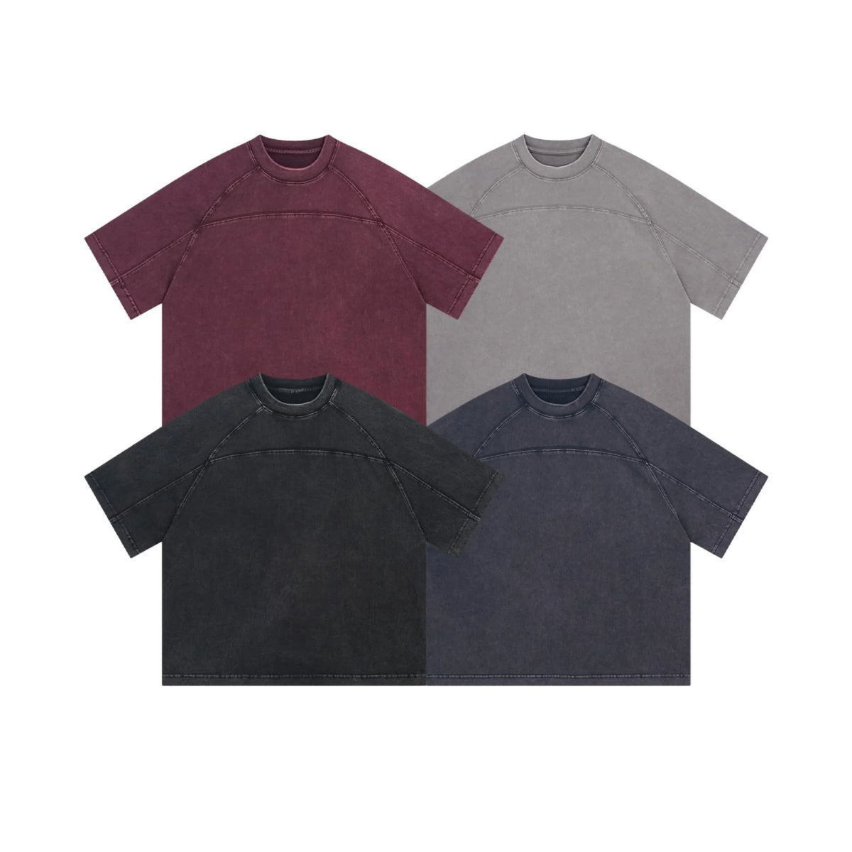 Vintage Washed Short-Sleeve Cotton Tee