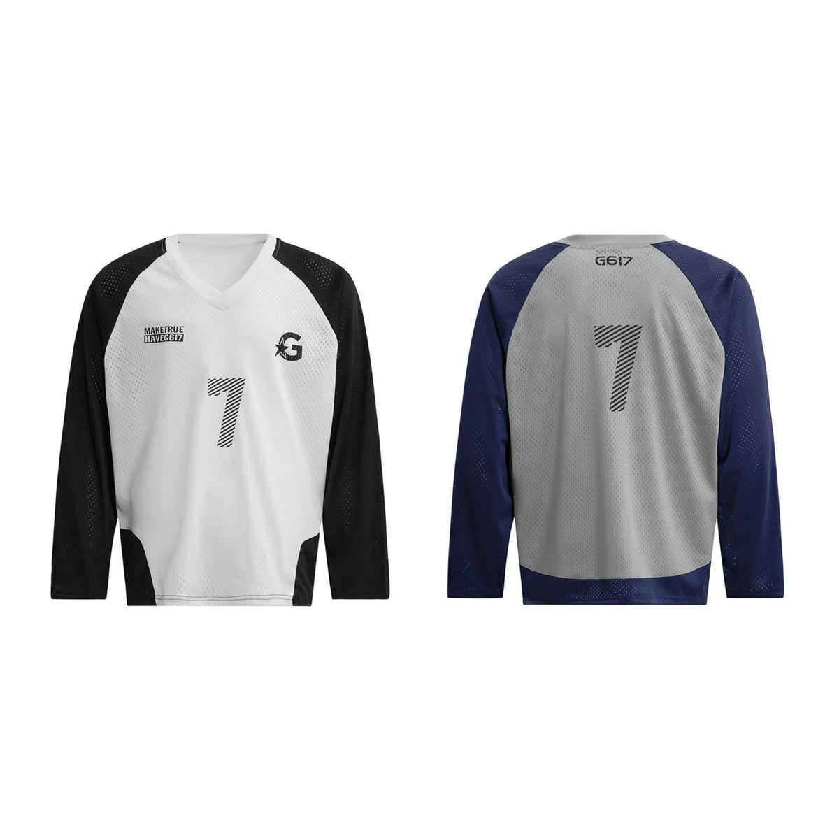 Long-Sleeve Mesh Jersey Tee
