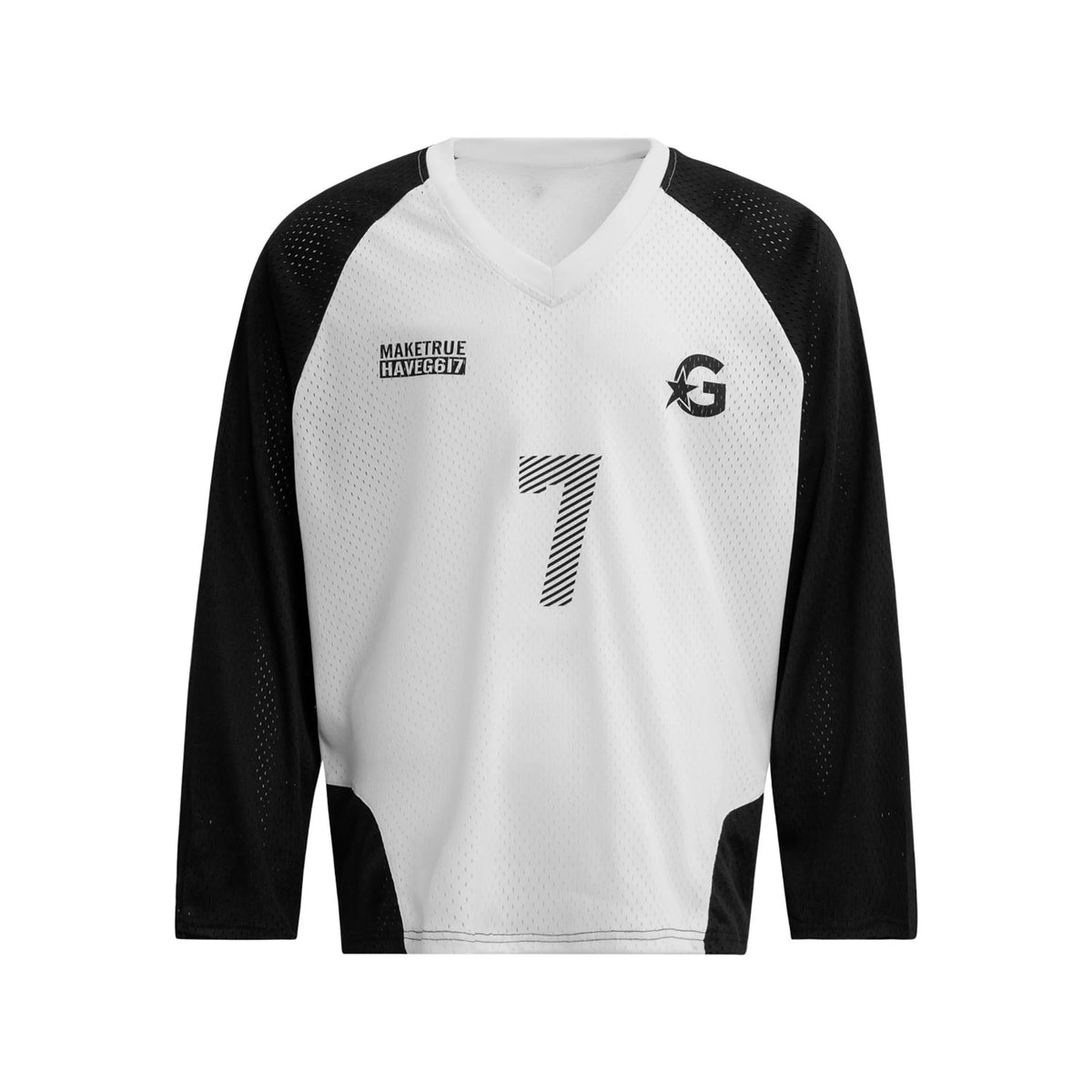 Long-Sleeve Mesh Jersey Tee