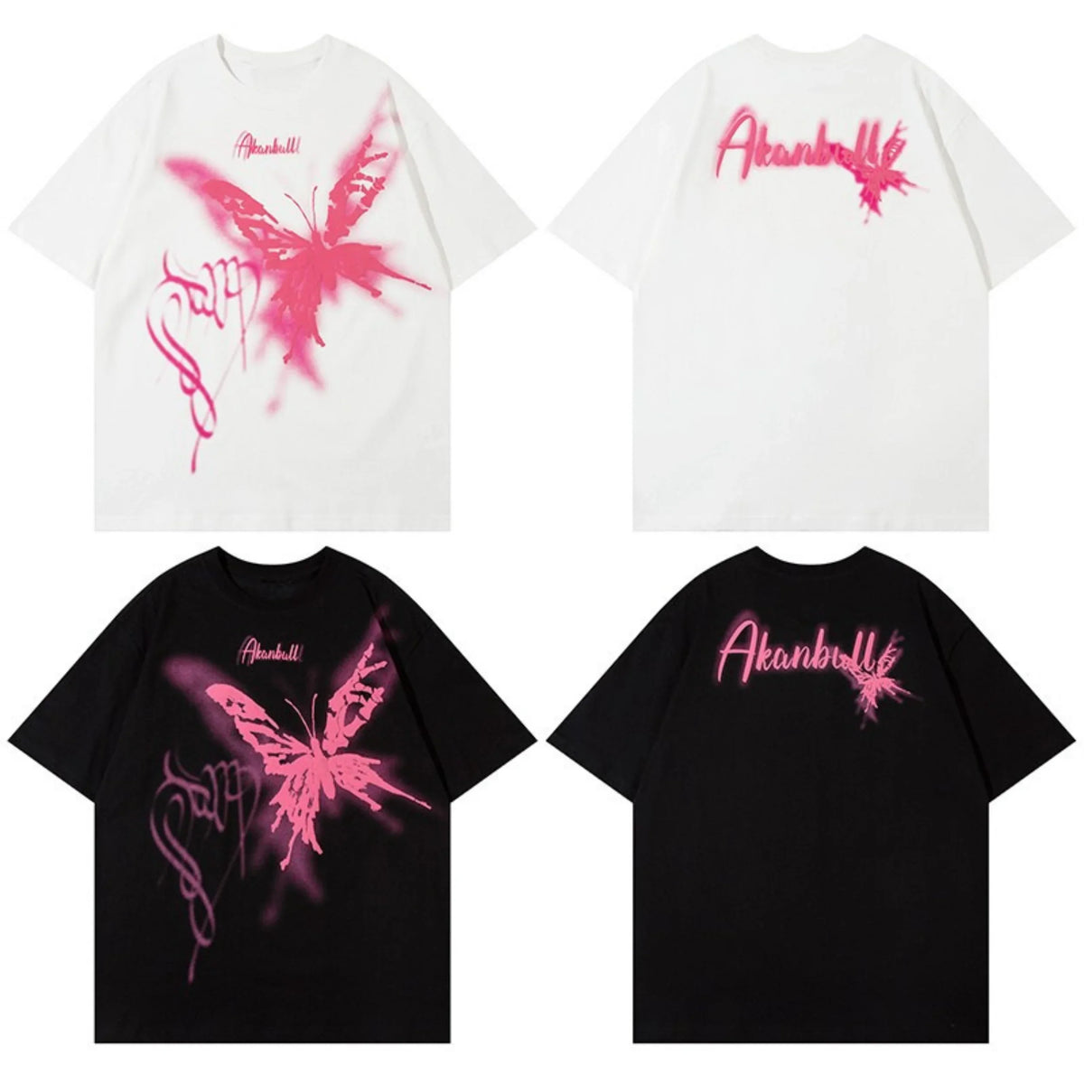 Butterfly Graffiti Graphic Tee