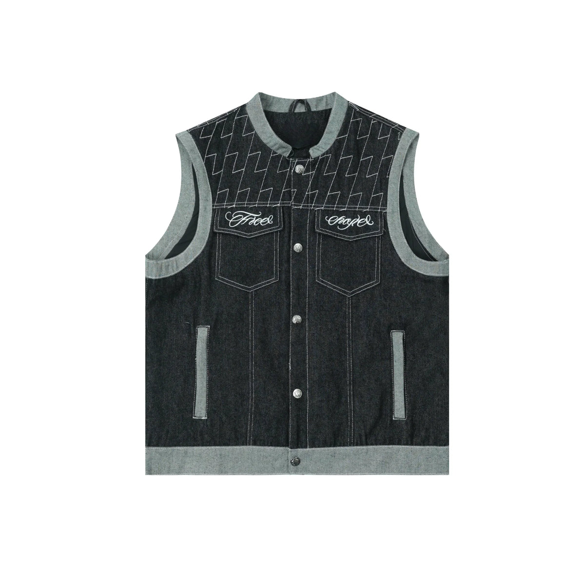 Vintage Racer Denim Vest