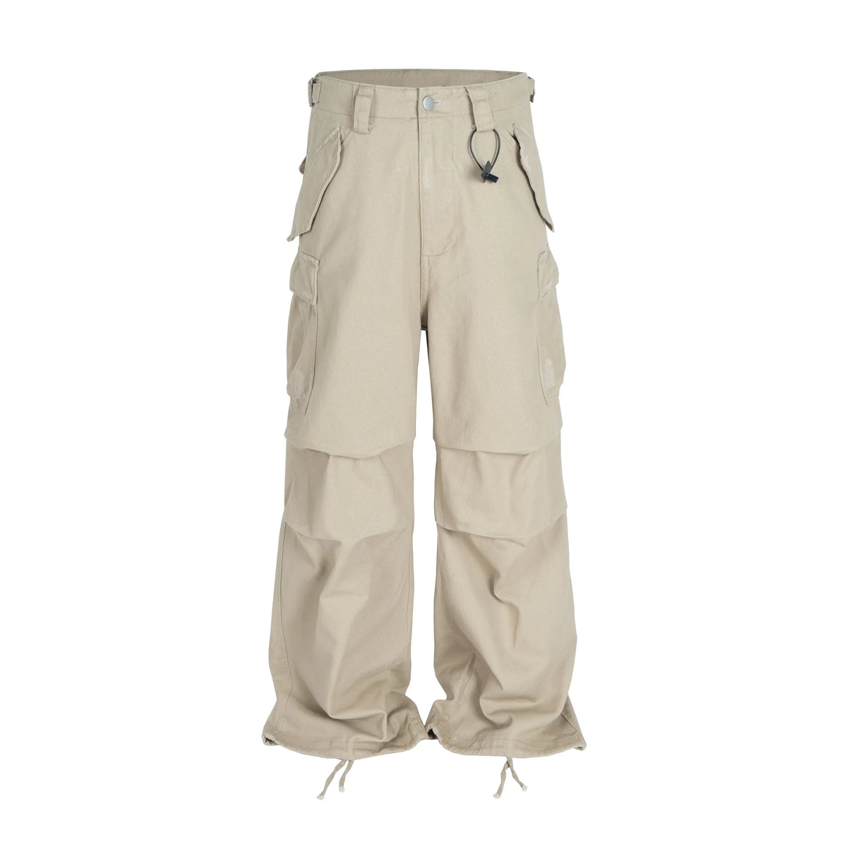 Utility Cargo Wide-Leg Pants