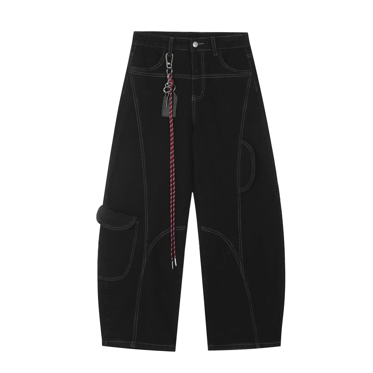 Arc-Stitched Cargo Pants