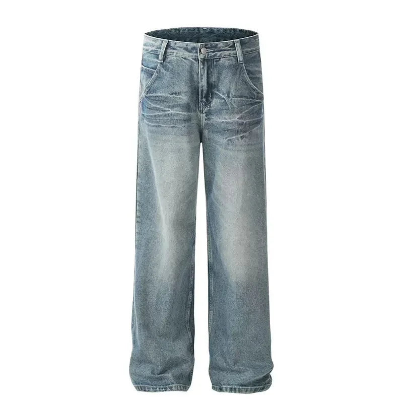 Vintage Fade Wide-Leg Jeans