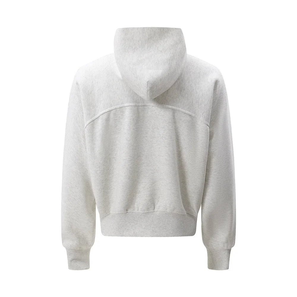Sculpted Zip-Up Hoodie